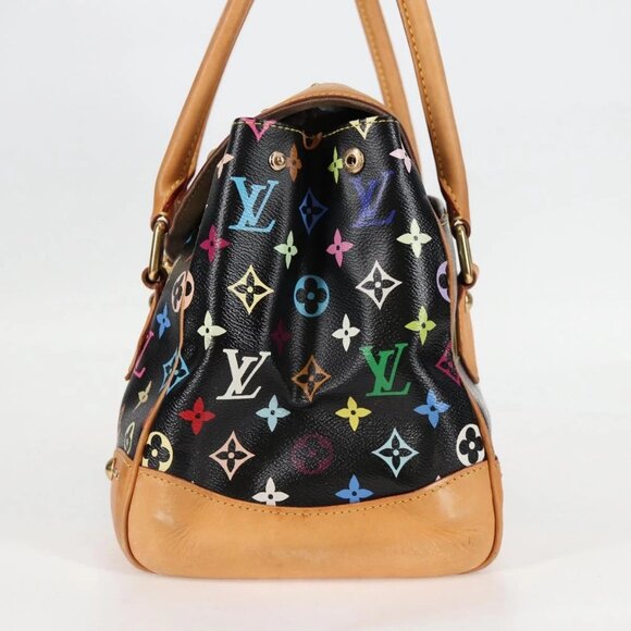LOUIS VUITTON Monogram Multicolor Beverly GM Hand Bag Black - Picture 3 of 16